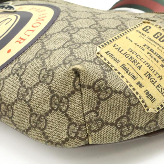 GUCCI グッチ GGスプリーム クーリエ シェリーライン ベルトバッグ