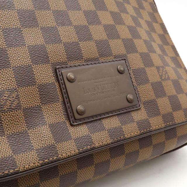 LOUIS VUITTON ダミエ・エベヌ ブルックリン MM ショルダーバッグ ルイ