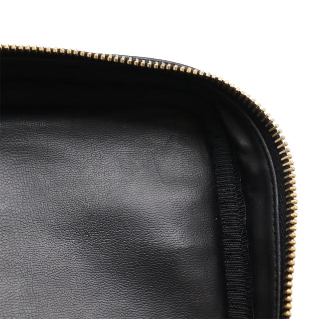 CHANEL シャネル ココマーク バニティバッグ ハンドバッグ 化粧ポーチ コスメポーチ キャビアスキン レザー ブラック 黒 ゴールド金具 A01998 バッグ