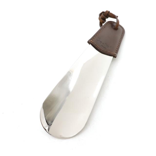 BERLUTI シューホーン メタル レザー 靴べら　ソックス BERLUTI シューホーン BERLUTI シューホーン メタル レザー 靴べら