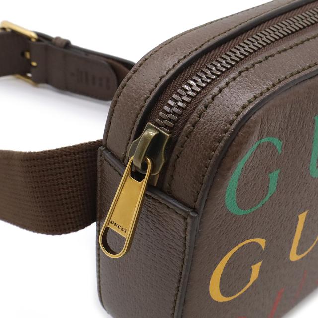 GUCCI グッチ ロゴ ベルトバッグ ボディバッグ ウエストバッグ