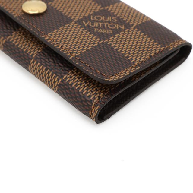 ルイヴィトン＊ダミエ 4連キーケース ゴールド金具 LOUIS VUITTON ルイ ヴィトン ダミエ ミュルティクレ4 4連キーケース