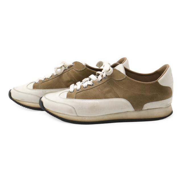 HERMES エルメス クイック スニーカー シューズ 靴 ローカット Hロゴ