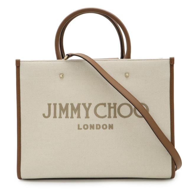 ジミーチュウ トートバッグ ショルダーバッグ 2WAY ミニ ブラック ホワイト レディース JIMMY CHOO MININSTOTE ANR