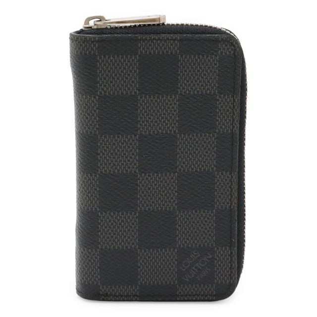 LOUIS VUITTON ルイ ヴィトン ダミエグラフィット ジッピー パース ラウンドファスナー ケース 小銭入れ N63076