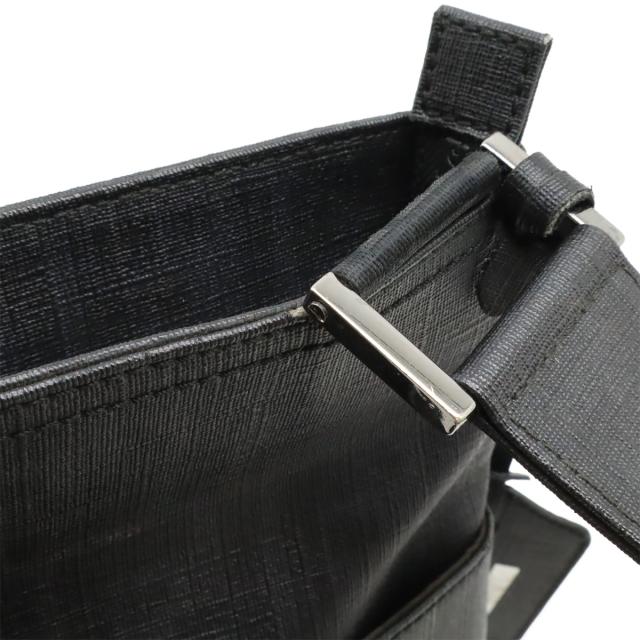 FENDI フェンディ ズッカ柄 ショルダーバッグ ポシェット 斜め掛け ミニバッグ PVC ブラック 黒 グレー 7VA214 FENDI フェンディ ズッカ柄 ショルダーバッグ ポシェット 斜め掛け