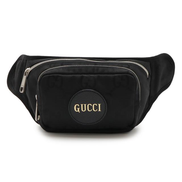 GUCCI グッチ Gucci Off The Grid オフザグリッド ボディバッグ ウエストバッグ ウエストポーチ ナイロンキャンバス レザー ブラック 黒 739372