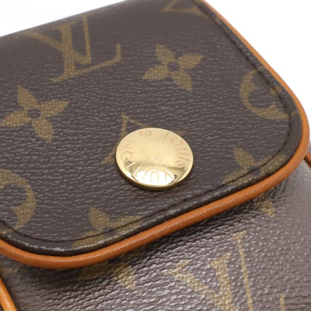 Louis Vuittonモノグラムポシェット　ポーチ　カンクーン ルイヴィトン ポシェット カンクーン ミニショルダーバッグ モノグラム