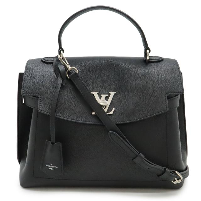 LOUIS VUITTON ルイ ヴィトン ロックミー エヴァー MM ハンドバッグ 2WAY ショルダーバッグ レザー ノワール 黒 ブラック M51395