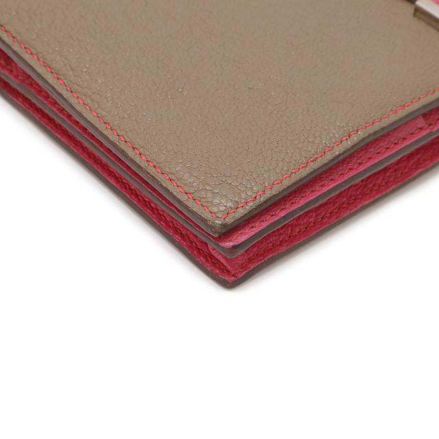 HERMES エルメス ベアンスフレ 2つ折長財布 二つ折り長財布 バイカラー