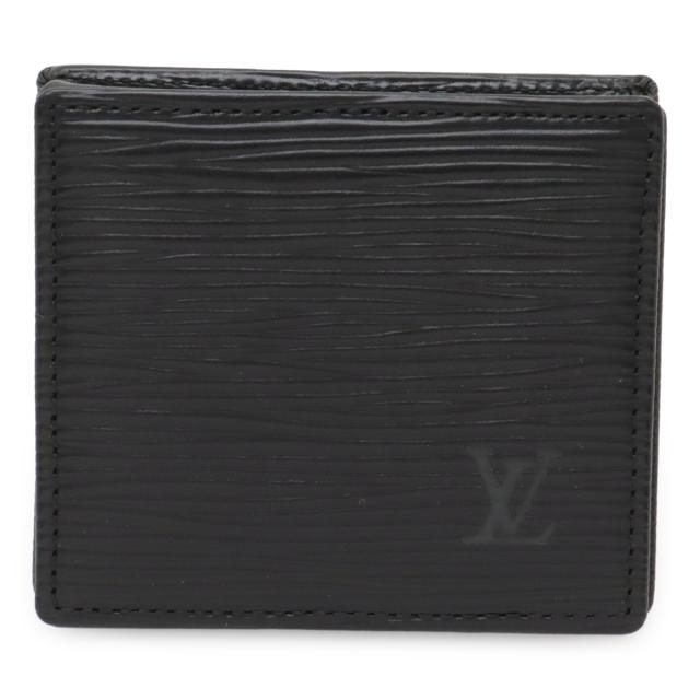 LOUIS VUITTON ルイ ヴィトン エピ ポルト モネ ボワット ケース 小銭入れ スクエア型 レザー ノワール 黒 ブラック M63692