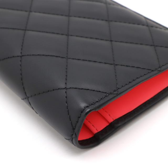 CHANEL シャネル カンボンライン ココマーク 2つ折長財布 二