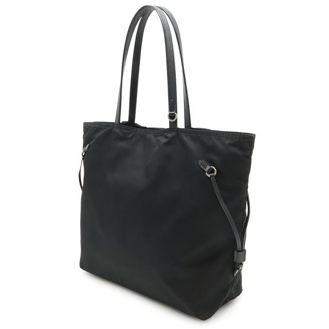 PRADA リボン付き黒トートバッグ PRADA リボン付き黒トートバッグ 新作【PRADA】リボン付