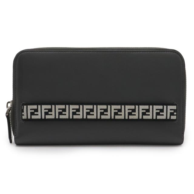 FENDI フェンディ ズッカ 折り財布 コンパクト ウォレット FFロゴ FENDI - フェンディ FENDI 財布 二つ折り FFダイヤモンド ズッカ