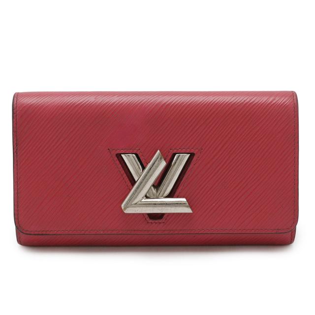 LOUIS VUITTON ルイ ヴィトン エピ ポルトフォイユ ツイスト 2つ折り長財布 二つ折り長財布 レザー ホットピンク シルバー金具 M62362