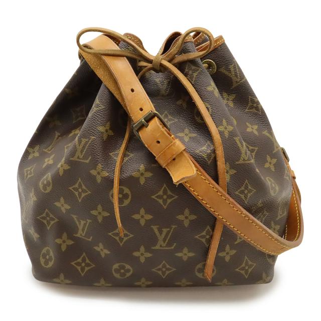 LOUIS VUITTON ルイ ヴィトン モノグラム プチノエ ショルダーバッグ セミショルダー ワンショルダー 肩掛け 巾着型 M42226