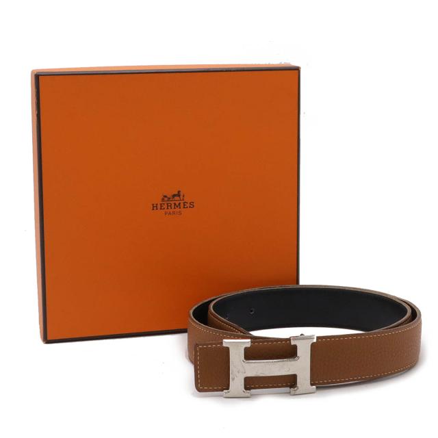 エルメス ベルト リバーシブル HERMES エルメスベルト ブラウンベルト