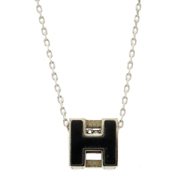 HERMES エルメス カージュドアッシュ ペンダント ネックレス トップ H エルメス ペンダントトップ カージュドアッシュ Hキューブ HERMES