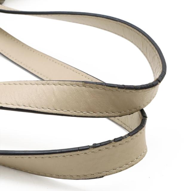 LOEWE ロエベ クッショントート スモール トートバッグ ショルダーバッグ セミショルダー レザー ライトオーツ ベージュ 309.12AA93