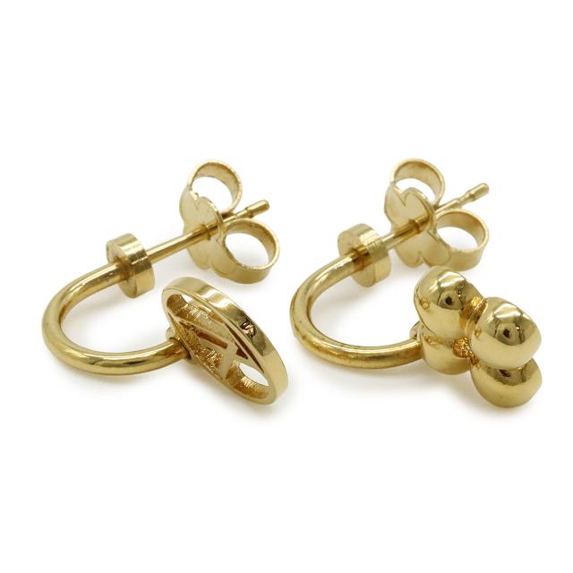 LOUIS VUITTON ルイ ヴィトン ピアス ブルーミング GP ゴールドカラー