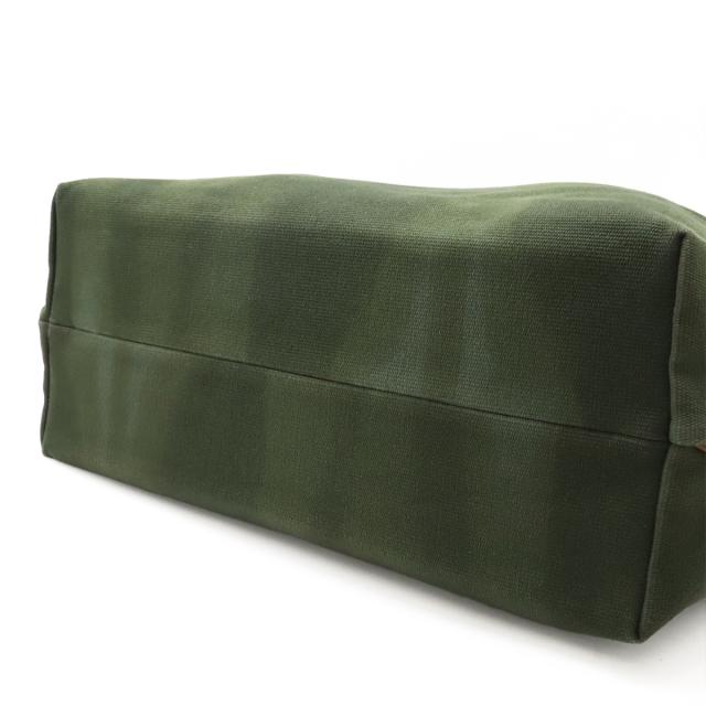 BOTTEGA VENETA ボッテガ ヴェネタ ボッテガベネタ グラデーション トートバッグ 2WAY ショルダーバッグ キャンバス 帆布 カーキ 緑 ブラウン 茶 BOTTEGA VENETA ボッテガ ヴェネタ ボッテガベネタ グラデーション