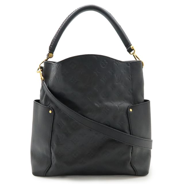 LOUIS VUITTON ルイ ヴィトン モノグラムアンプラント バガテル 2WAY ショルダーバッグ セミショルダー ワンショルダー ノワール M50072