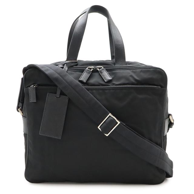 美品 プラダ ビジネスバッグ 2VE661 2way サフィアーノ ネイビー 美品 プラダ ビジネスバッグ 2VE661 2way サフィアーノ ネイビー