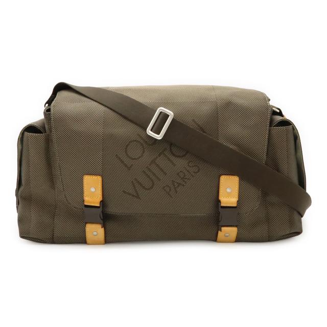 LOUIS VUITTON ルイ ヴィトン ダミエジェアン ベリエ ショルダーバッグ 斜め掛けショルダー キャンバス テール カーキ M93074