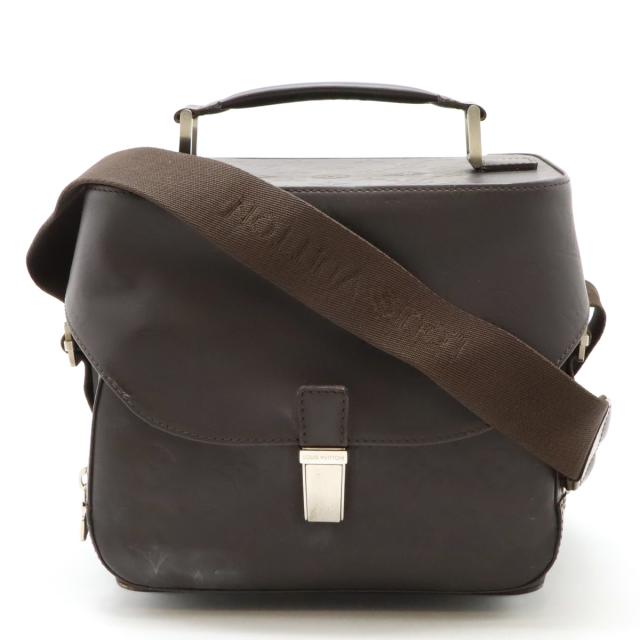 LOUIS VUITTON ルイ ヴィトン モノグラムグラセ チャーリー カメラバッグ ハンドバッグ 2WAY ショルダーバッグ カフェ 茶 ダークブラウン M46510