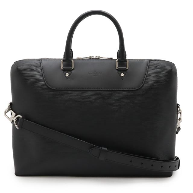 美品 ルイヴィトン ビジネスバッグ エピ リヴィエラ レザー ビンテージ 黒 ルイヴィトン ビジネスバッグ 黒 エピ Louis Vuitton エピレザー