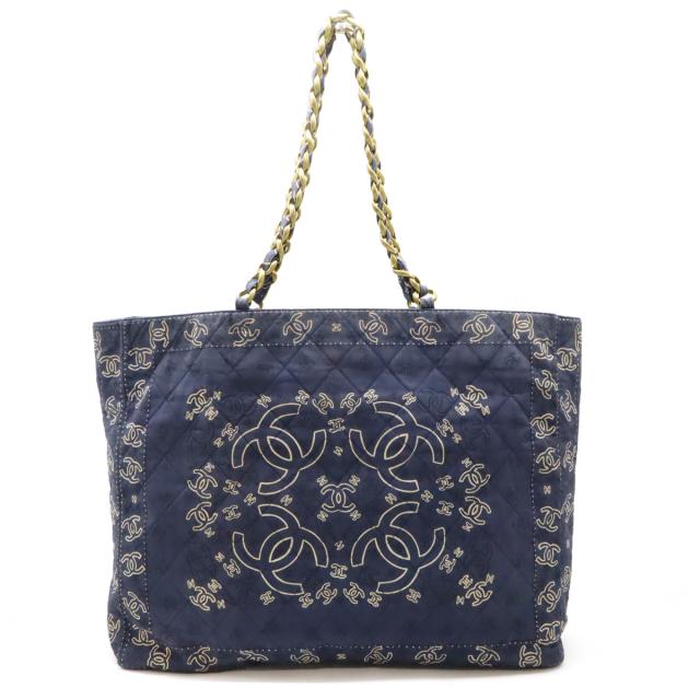 シャネル　キャビアスキン　ココマーク　チェーンショルダー　トート シャネル ココマーク チェーンショルダー トートバッグ キャビアスキン