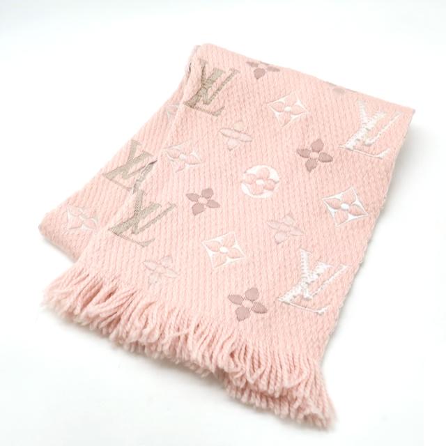 ルイヴィトンマフラーピンク エシャルプロゴマニアレインボー 新品未使用ピンク LOUIS VUITTON ルイ ヴィトン エシャルプ ロゴマニア レインボー