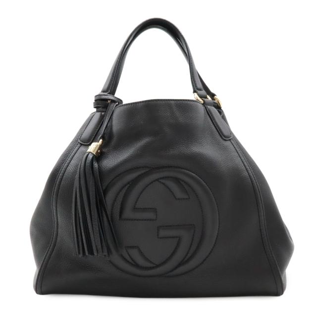 Gucci ソーホー　黒 トートバッグ タッセル付き Gucci ソーホー黒 トートバッグ タッセル付き