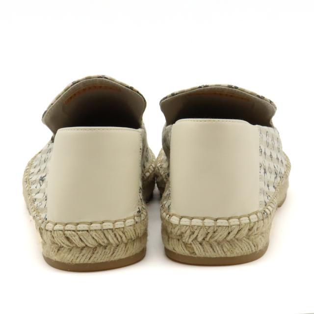LOUIS VUITTON ルイ ヴィトン ビダール ライン ローファー エスパドリーユ スリッポン フラットシューズ ジュート #9 27.5cm 1ABFR6