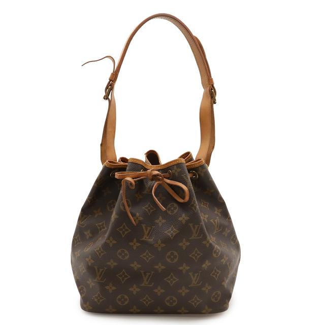 LOUIS VUITTON ルイ ヴィトン モノグラム プチノエ ショルダーバッグ セミショルダー ワンショルダー 肩掛け 巾着型 M42226