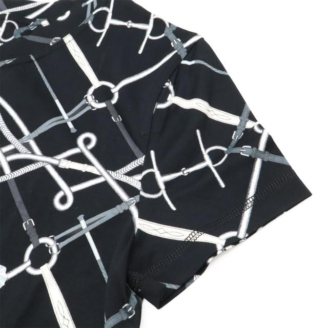 HERMES エルメス ワンピース 半袖 完璧なコース コットン100% 綿100