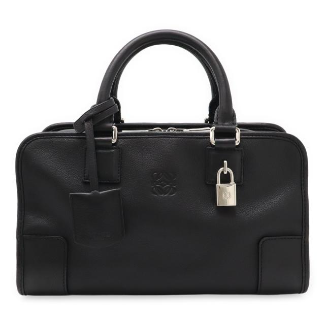 プラダ ミニボストン バッグ ブラック NERO テスート サフィアーノ