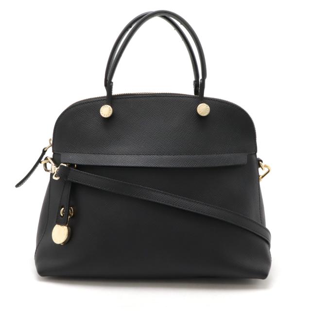 フルラ ショルダーバッグ - 黒×ゴールド FURLA フルラ ショルダー