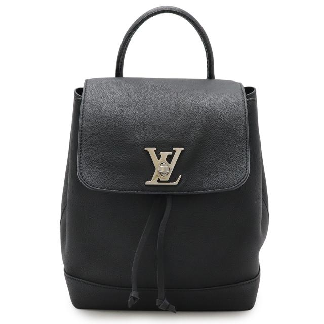 LOUIS VUITTON ルイ ヴィトン ロックミー バックパック リュックサック ターンロック カーフレザー ノワール 黒 ブラック シルバー金具 M41815