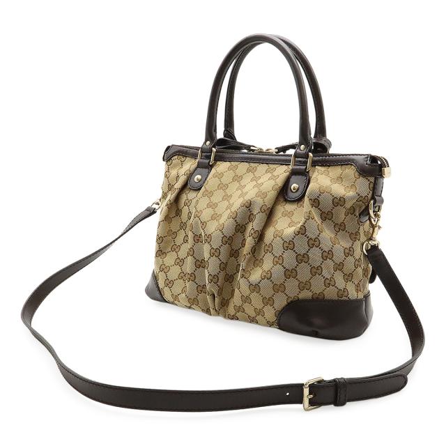 GUCCI グッチ GGキャンバス スーキー ハンドバッグ トートバッグ 2WAY