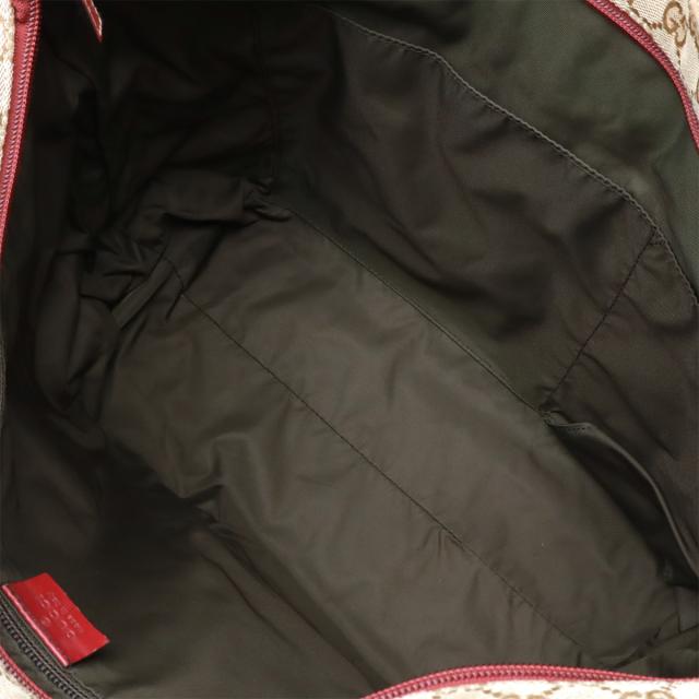 GUCCI グッチ GGキャンバス レザー マザーズバッグ トートバッグ