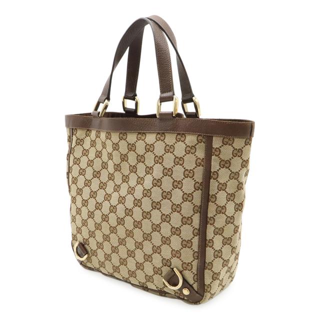 GUCCI グッチ GGキャンバス アビーライン トートバッグ ハンドバッグ