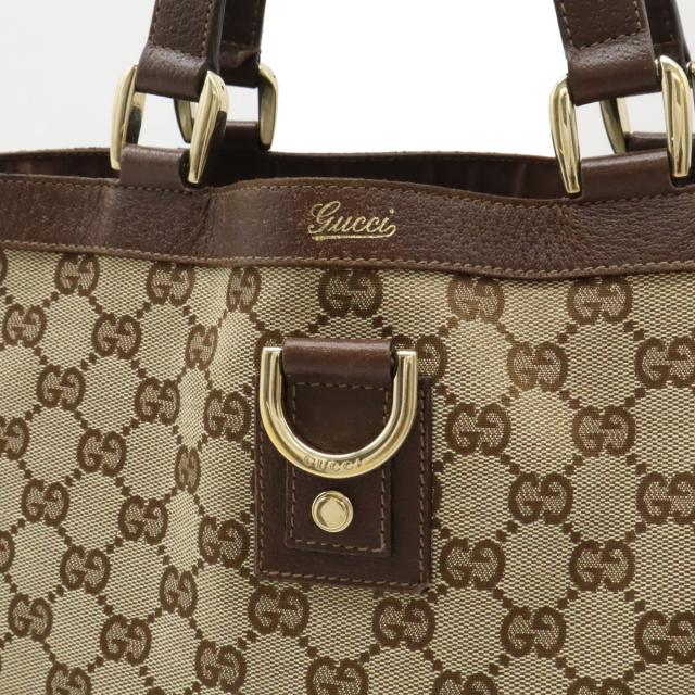 GUCCI グッチ GGキャンバス アビーライン トートバッグ ハンドバッグ