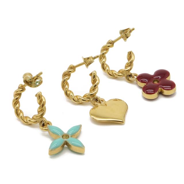 ルイヴィトン LOUIS VUITTON ピアス ブークル・ドレイユ ピュス