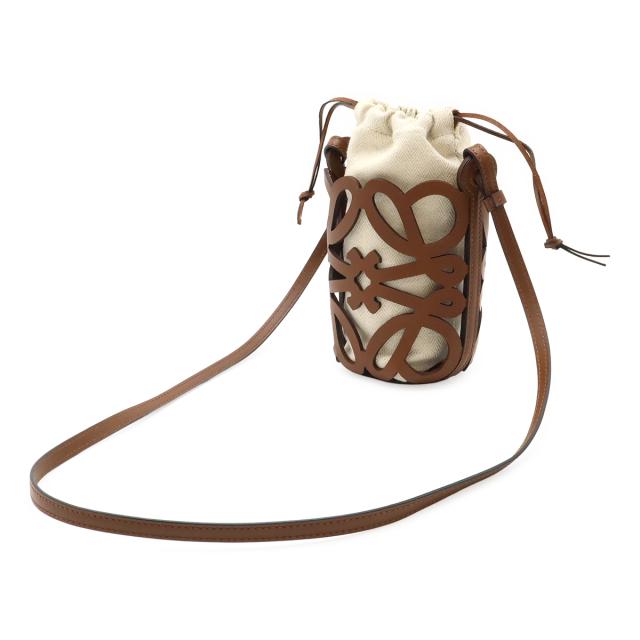 LOEWE ロエベ アナグラム カットアウト ポケット ショルダーバッグ