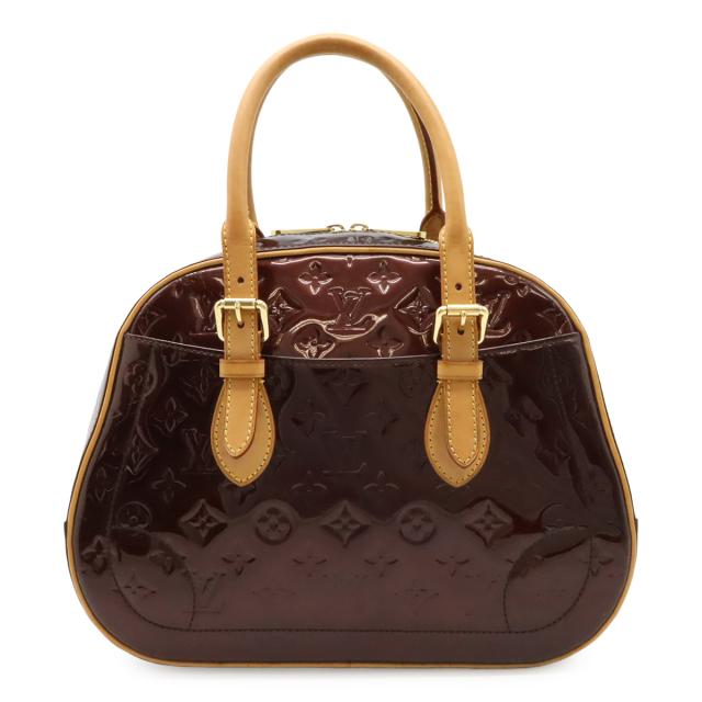 LOUIS VUITTON ルイ ヴィトン モノグラムヴェルニ サミット ドライブ ハンドバッグ トートバッグ エナメルカーフ アマラント M93516