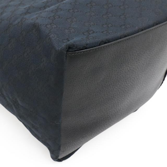 【入手困難・美品】グッチ☆ハンドバッグ GGキャンバス シェリーライン ネイビー GUCCI/グッチ】GGキャンバス シェリーライン ゴールド金具