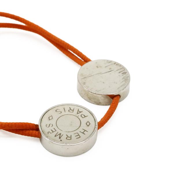 HERMES エルメス セリエ コード ブレスレット コットンコード オレンジ