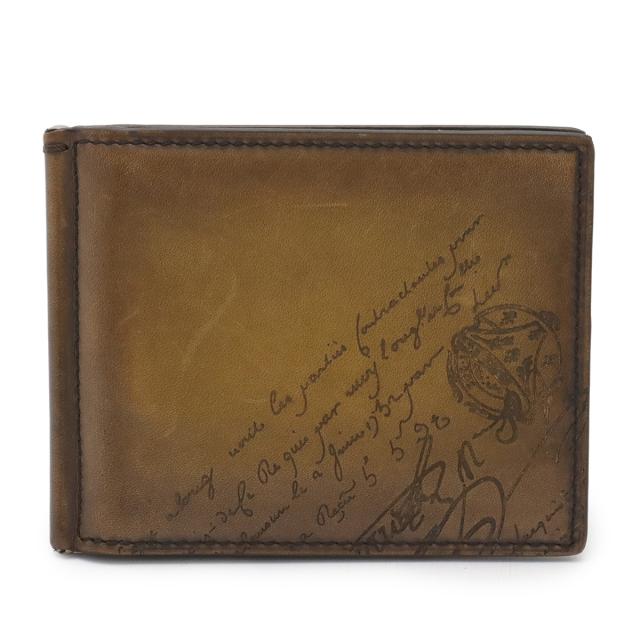 ベルルッティ　折り財布 コンパクトウォレット BERLUTI ベルルッティ 2つ折り財布 小銭入れ付き/コンパクト