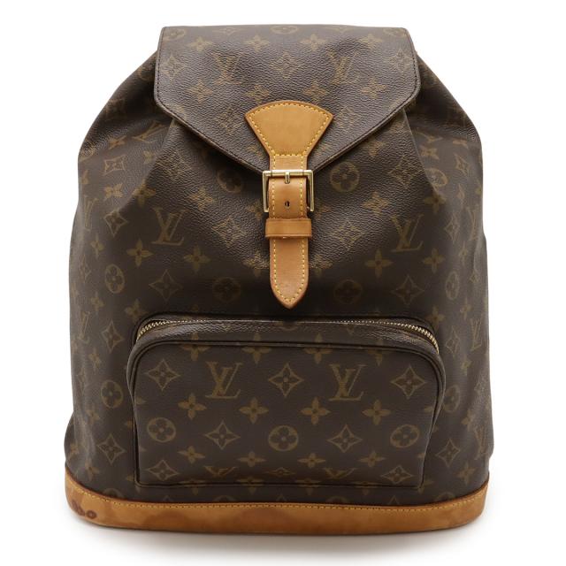 LOUIS VUITTON ルイ ヴィトン モノグラム モンスリGM リュックサック バッグパック ショルダーバッグ M51135